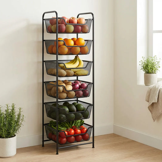 Adjustable Expandable Kitchen Shelf for Under-Cabinet Storage